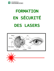 Classification des lasers - Université de Sherbrooke