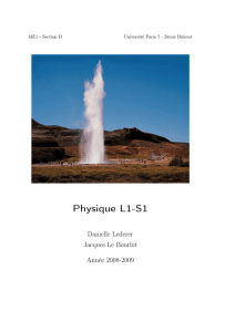 Physique L1-S1 - Les pages Web d`Aristote