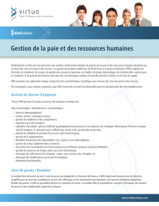 Gestion de la paie et des ressources humaines