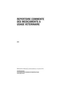 Télécharger la version imprimée du Répertoire vétérinaire 2015
