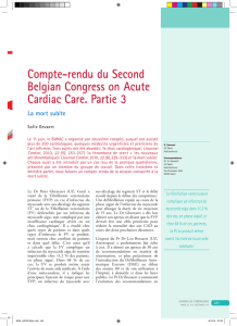 Compte-rendu du Second Belgian Congress on Acute