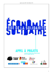 Rue de la Solidarité - Carrefour des Associations Parisiennes
