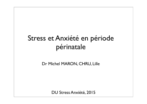 Stress et Anxiété en période périnatale - soigner-le