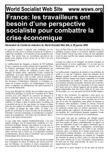 France: les travailleurs ont besoin d`une perspective socialiste pour
