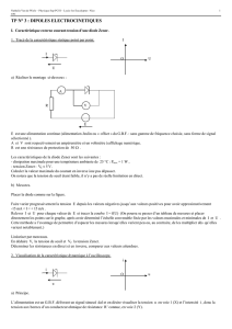 TP 3 : Dipôles électrocinétiques (17 ko)