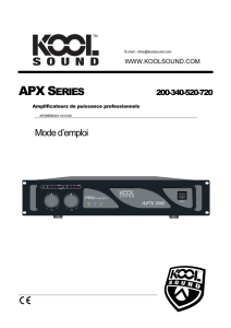 apx series - Kool Sound