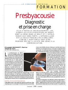 Presbyacousie