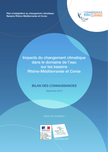 Impacts du changement climatique dans le domaine de l