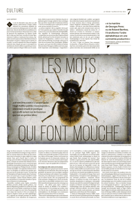 culture - Dictionnaire amoureux des fourmis