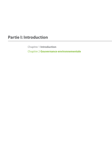 Partie I: Introduction