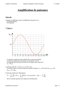 Amplification de puissance