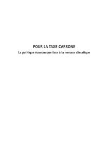 POUR LA TAXE CARBONE