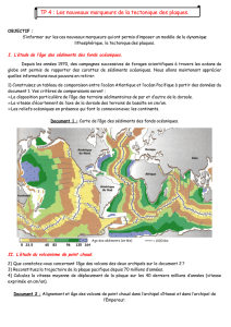 TP 3 : Historique et marqueurs de la tectonique des plaques