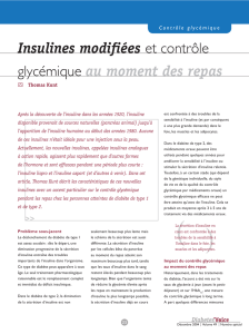 Insulines modifiées - International Diabetes Federation