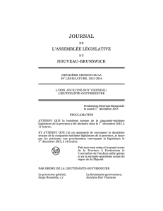 Journal 1 - Gouvernement du Nouveau