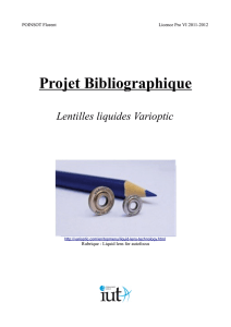 Projet Bibliographique