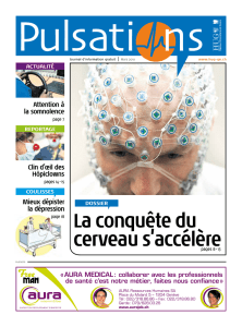 La conquête du cerveau s`accélèrepages 8 - 13