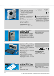 Hygrostat Adaptateur encliquetable pour thermostat SK 3110.000 et