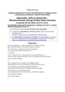 Programme - CHOMSKY.fr