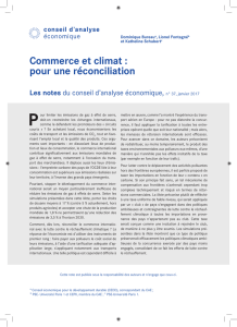 La note du CAE - Conseil d`Analyse Economique