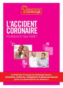 L`accident coronaire - Club Coeur et Santé, de Rennes et Métropole.