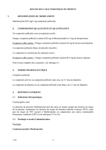 DENOMINATION DU MEDICAMENT Marliesmylan 0,02 mg