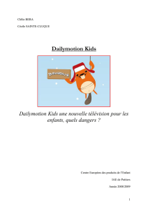 Dailymotion Kids - le site Enfants Ecrans Jeunes et Médias