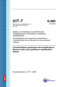 UIT-T Rec. G.665 (01/2005)