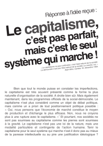 Le capitalisme , - L`Effet Dracula