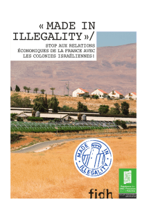 Brochure de la campagne Made in Illegality (fr