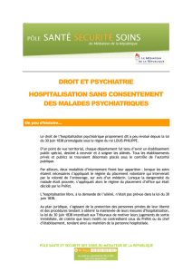 DROIT ET PSYCHIATRIE