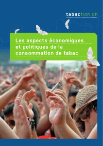 Les aspects économiques et politiques de la consommation de tabac