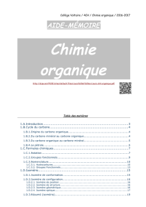 Chimie organique