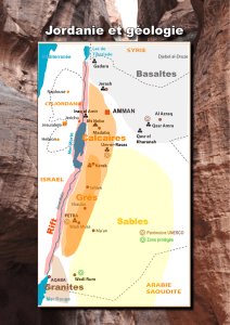 Jordanie et géologie