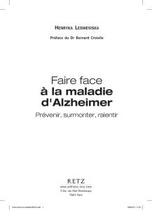 à la maladie d`Alzheimer