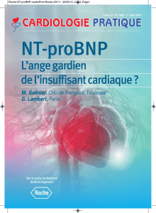 Le NT-proBNP : l`Ange gardien de l`insuffisance cardiaque