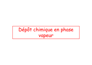 Dépôt chimique en phase vapeur