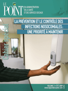 La prévention des infections : un investissement