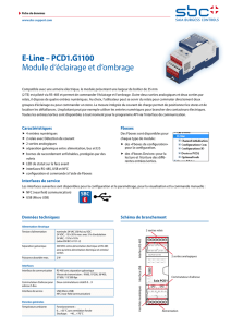 E-Line – PCD1.G1100 Module d`éclairage et d - sbc