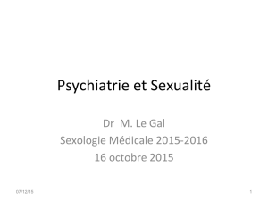 Psychiatrie et Sexualité