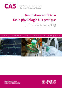 Programme CAS VA 2013 - Mechanical Ventilation