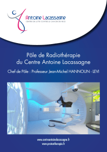 Pôle de Radiothérapie du Centre Antoine Lacassagne