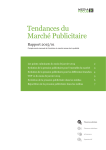 Tendances du Marché Publicitaire