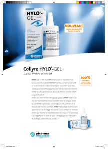 Collyre HYLO®-GEL - Medical Vision AG