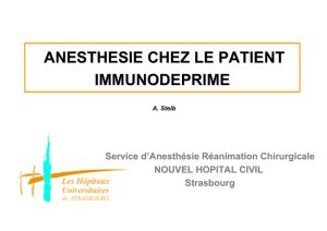 Immunodépression et anesthésie (1,1 Mo)