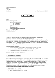 09. Partie I des cytokines