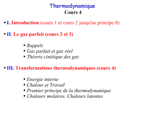 Transformations thermodynamiques