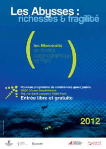 Programme des conférences 2012