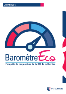 l`enquête de conjoncture de la CCI de la Corrèze