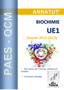 Annatut` UE1-Biochimie 2012-2013